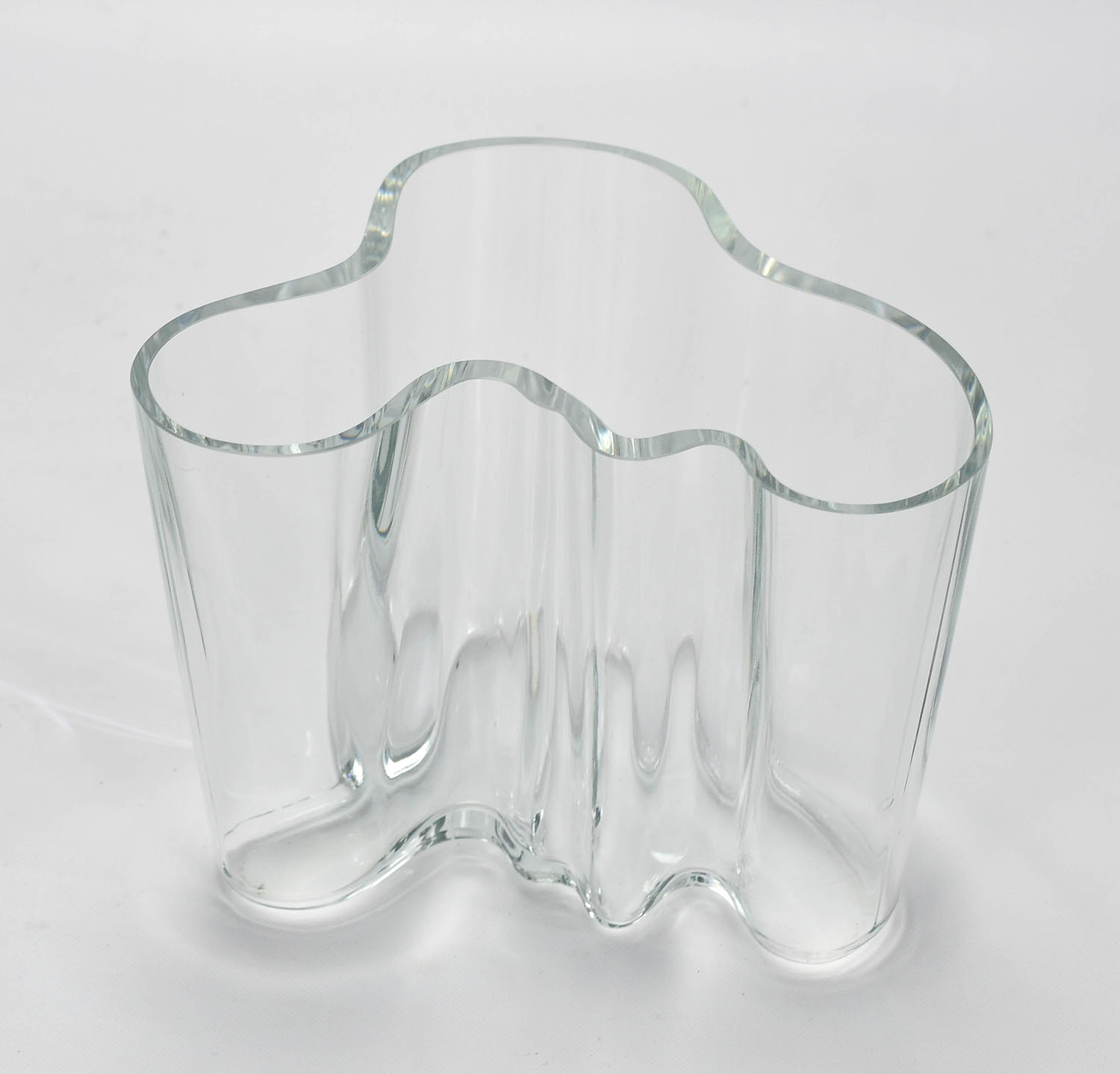 Alvar Aalto Iittala Glass Savoy Vase Finland