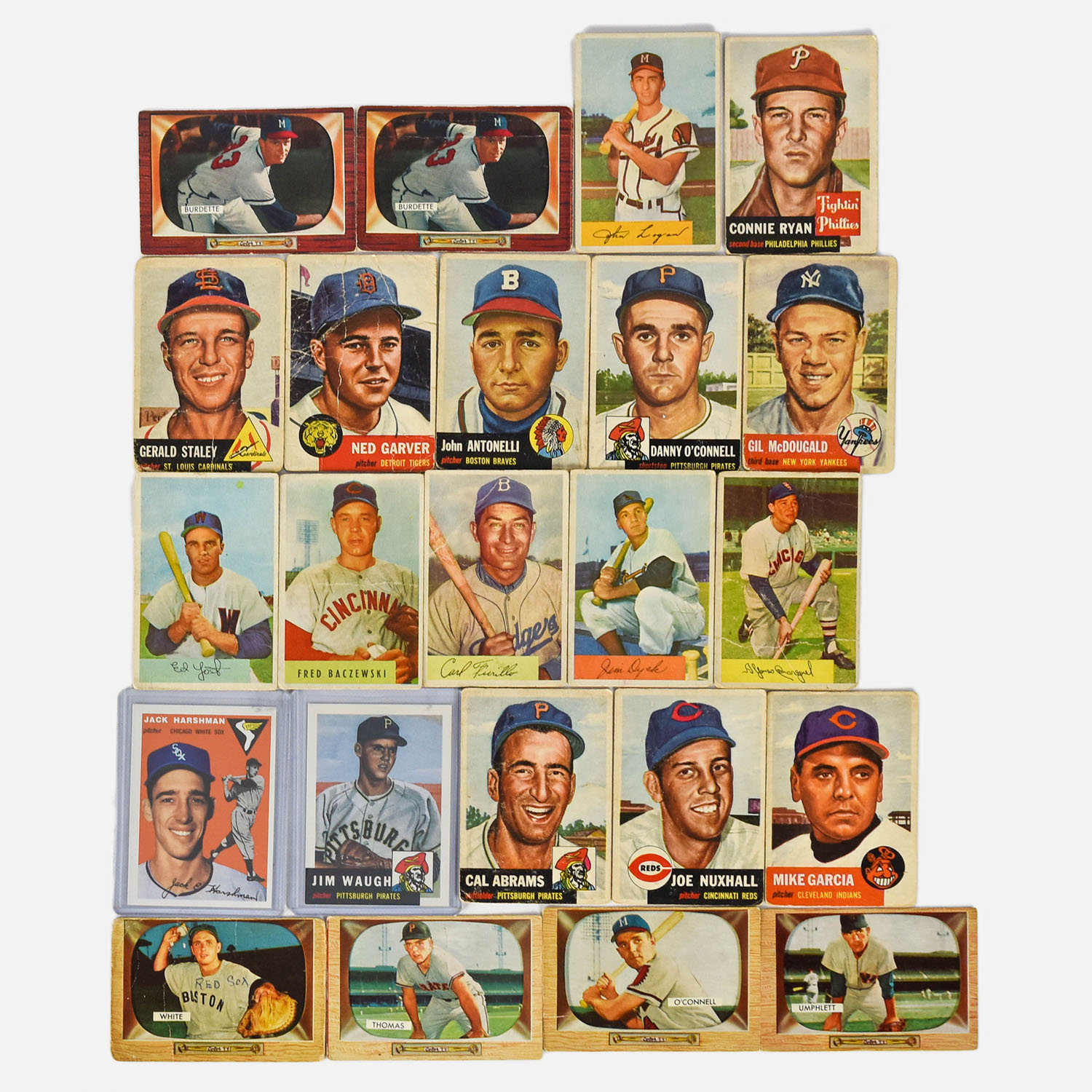 23 Vintage MLB Topps Baseball Card Lot